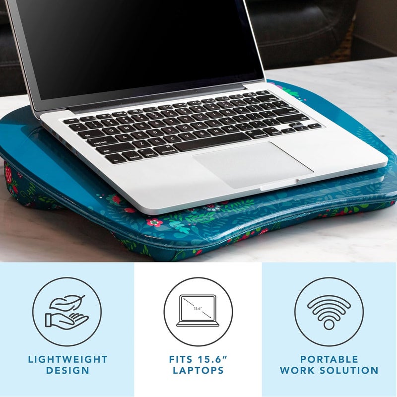 LapGear MyStyle Portable Lap Desk with Cushion - Big Ideas - Fits up to 15.6 Inch Laptops - Style No. 45311 - Image 2